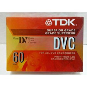 New TDK DVC 60 90 Mini DV Tape Cassette SP60 LP90‎ DVM60ME Digital Video